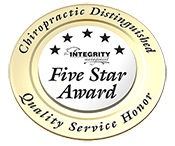 chiropractic distinguished five star award