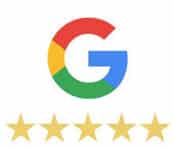 5 stars from Google